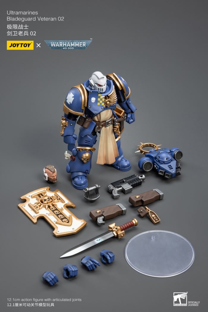 Ultramarines-Sword Guard Veteran Sergeant Proximo Brothers/Veteran 02/Veteran 03 1/18