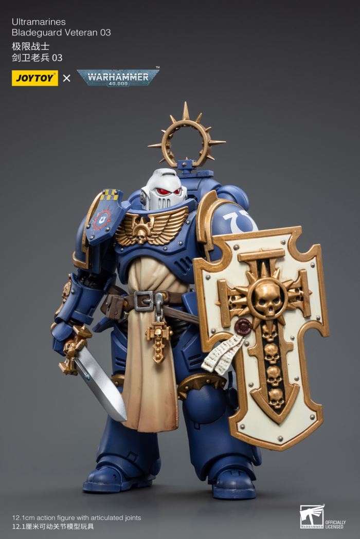 Ultramarines-Sword Guard Veteran Sergeant Proximo Brothers/Veteran 02/Veteran 03 1/18