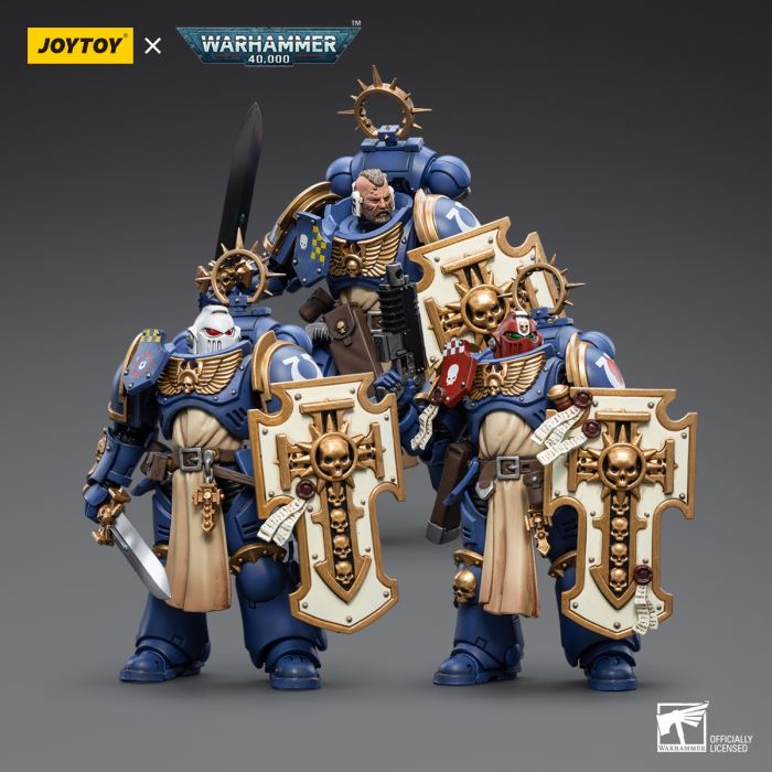 Ultramarines-Sword Guard Veteran Sergeant Proximo Brothers/Veteran 02/Veteran 03 1/18