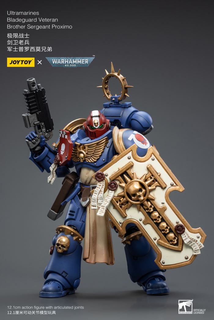 Ultramarines-Sword Guard Veteran Sergeant Proximo Brothers/Veteran 02/Veteran 03 1/18