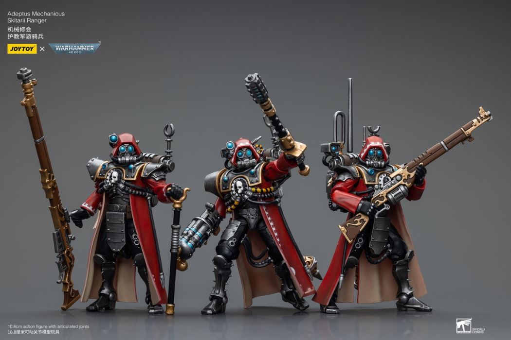 Adeptus Mechanicus Trio - Chief Skitarii Ranger/Arquebus Ranger/Data Link Ranger 1/18