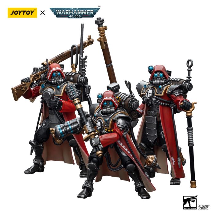 Adeptus Mechanicus Trio - Chief Skitarii Ranger/Arquebus Ranger/Data Link Ranger 1/18