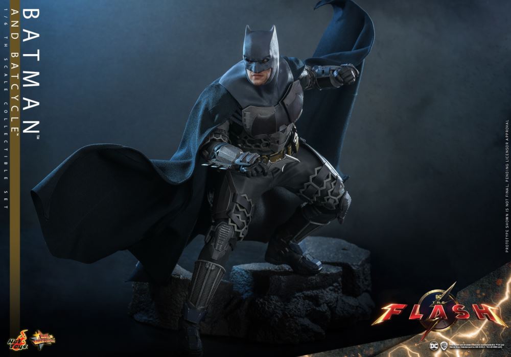 The Flash - Batman & Motorcycle 1/6