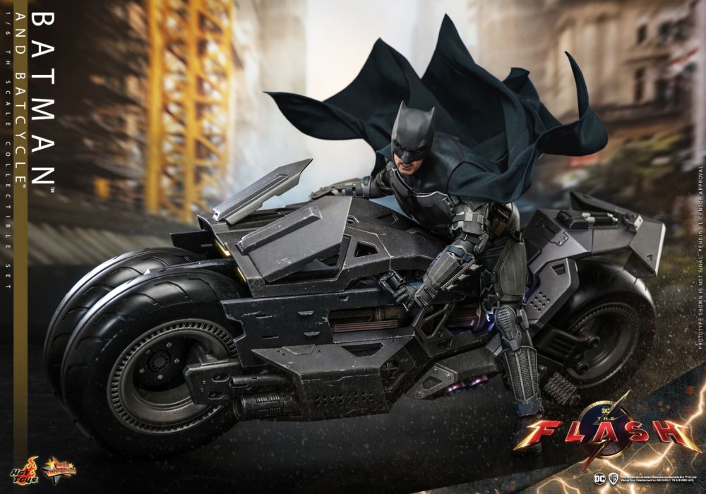 The Flash - Batman & Motorcycle 1/6