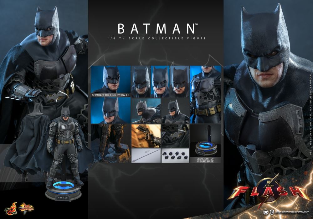 The Flash - Batman & Motorcycle 1/6