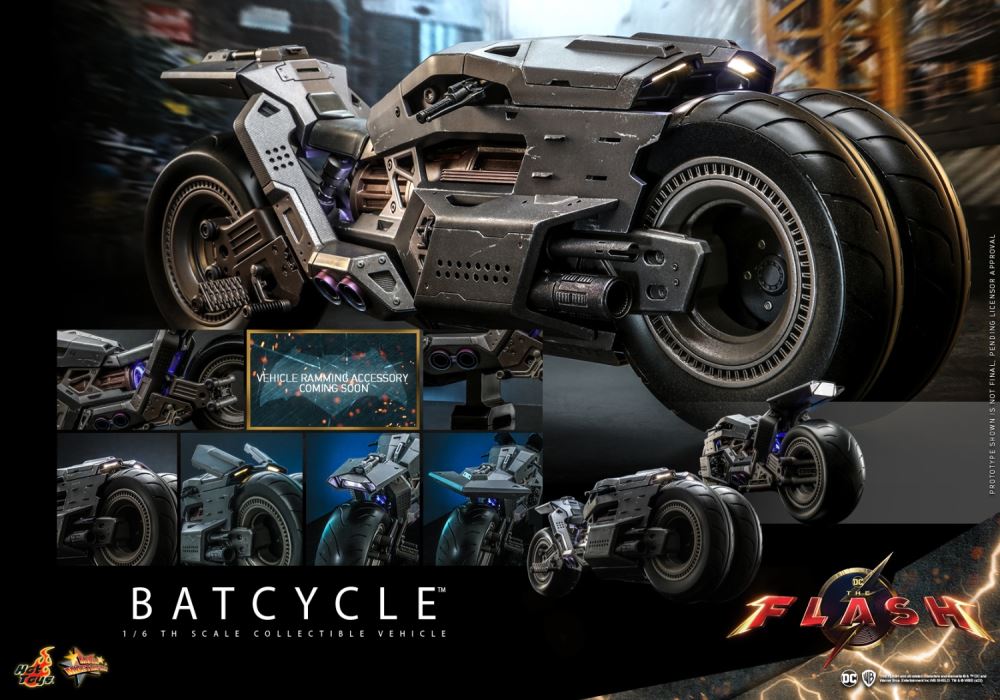 The Flash - Batman & Motorcycle 1/6