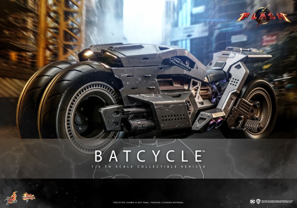 The Flash - Batman & Motorcycle 1/6
