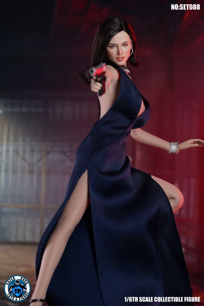 Sexy CIA female agent accessories set 1/6