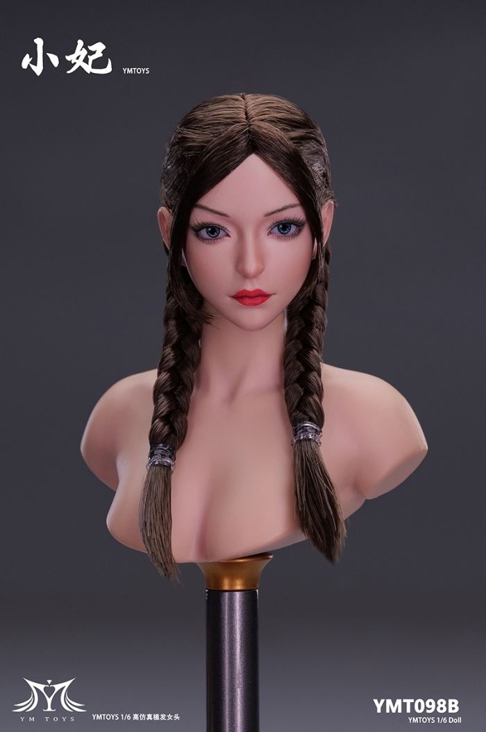 Asian Female Head Carving Runer 1/6