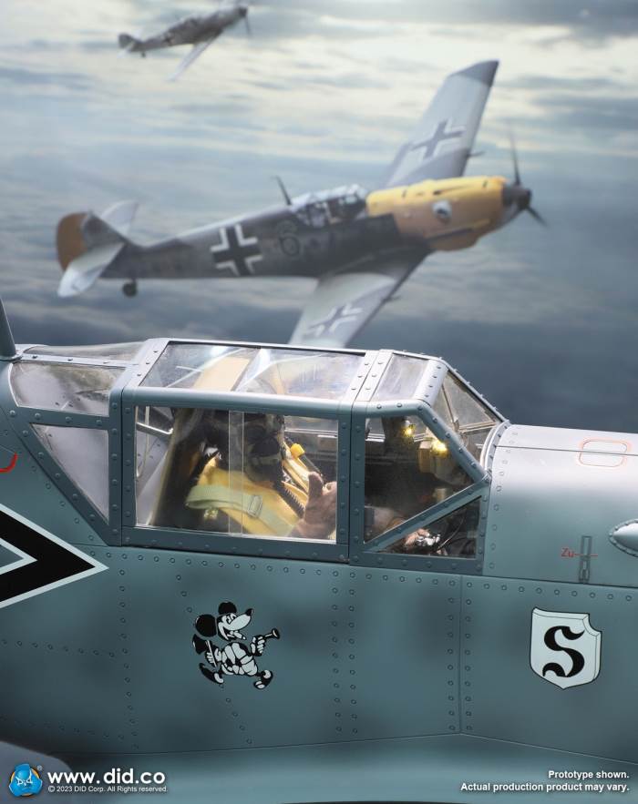 World War II German Bf-109 fighter jet