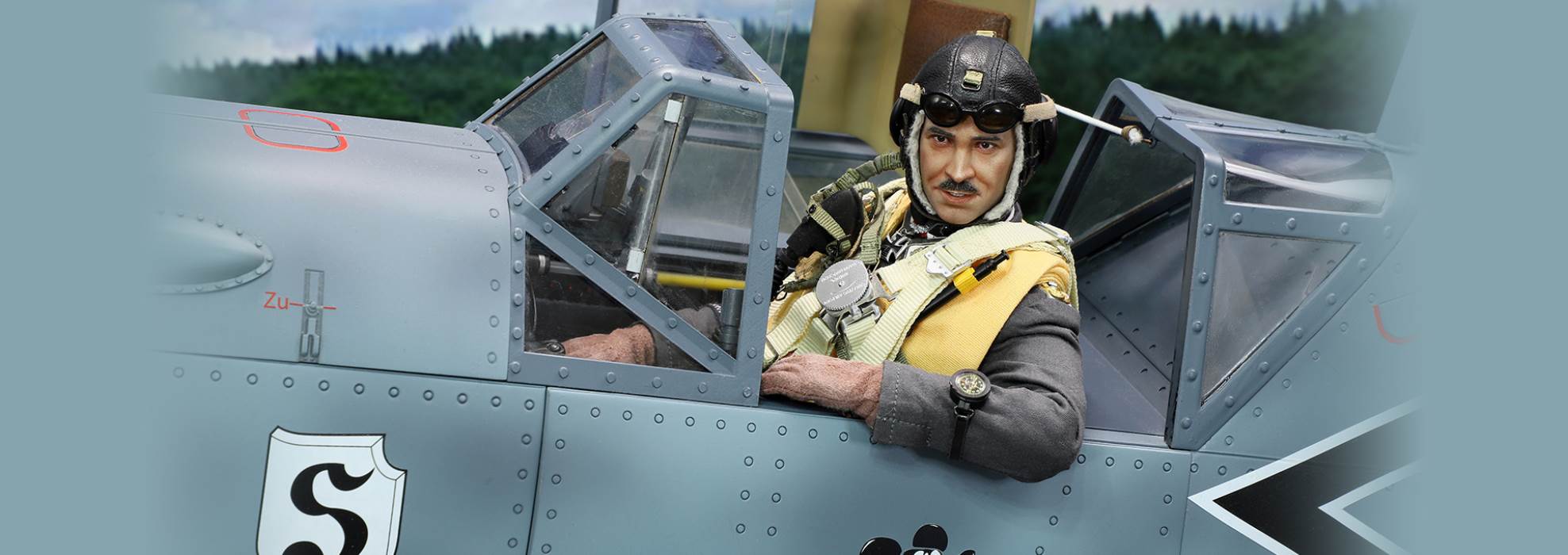 World War II German Bf-109 fighter jet