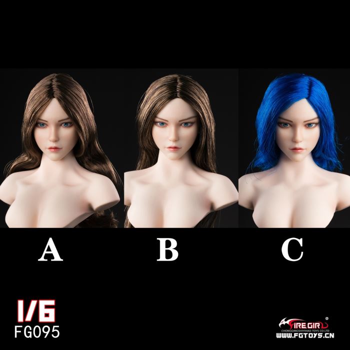 Rebecca European and American Female Head Sculpture (FG095) 1/6