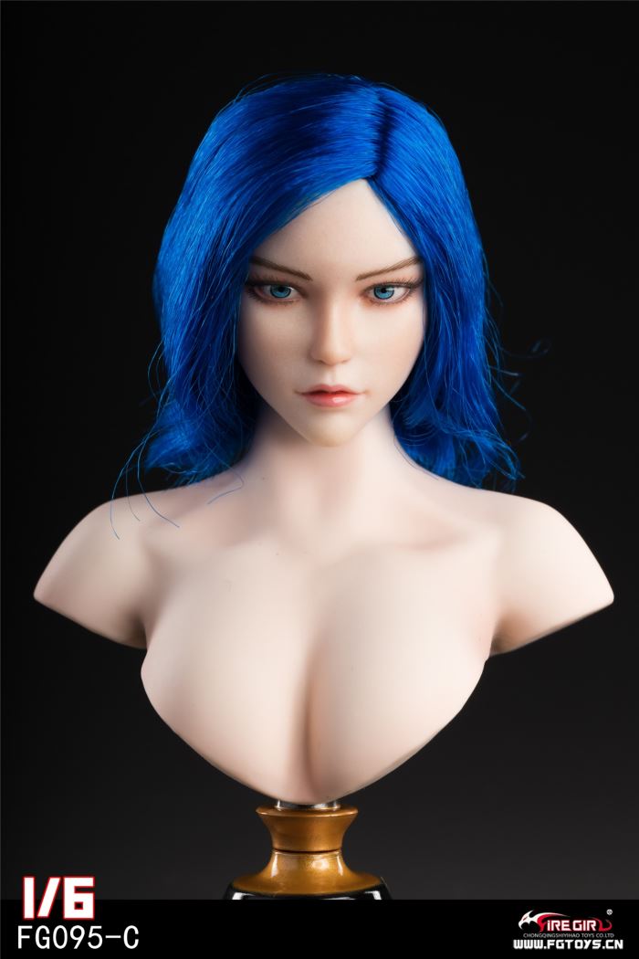 Rebecca European and American Female Head Sculpture (FG095) 1/6