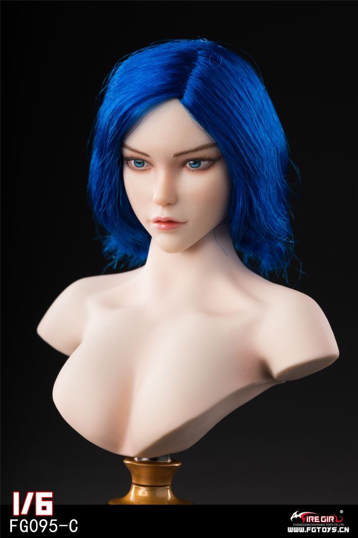 Rebecca European and American Female Head Sculpture (FG095) 1/6