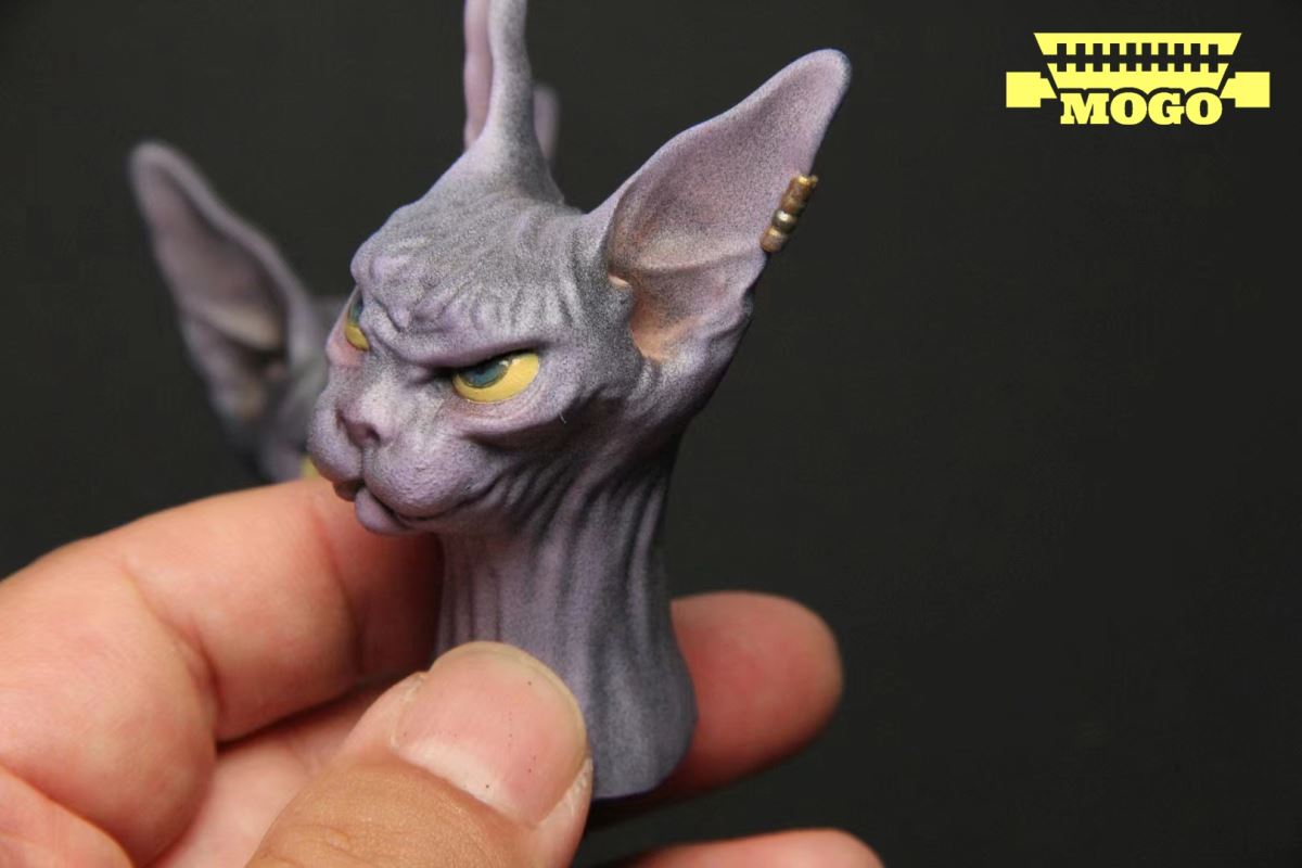 Sphinx Head Sculpture 1/6