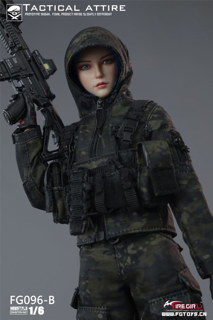Women's combat uniform suit elevator 1/6