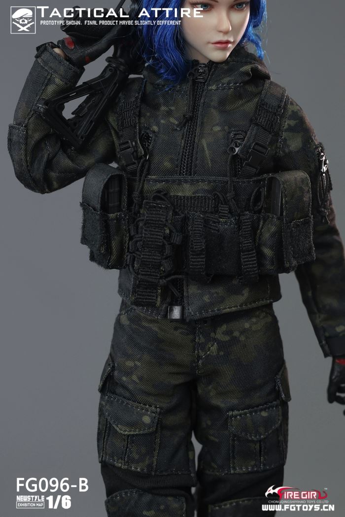 Women's combat uniform suit elevator 1/6