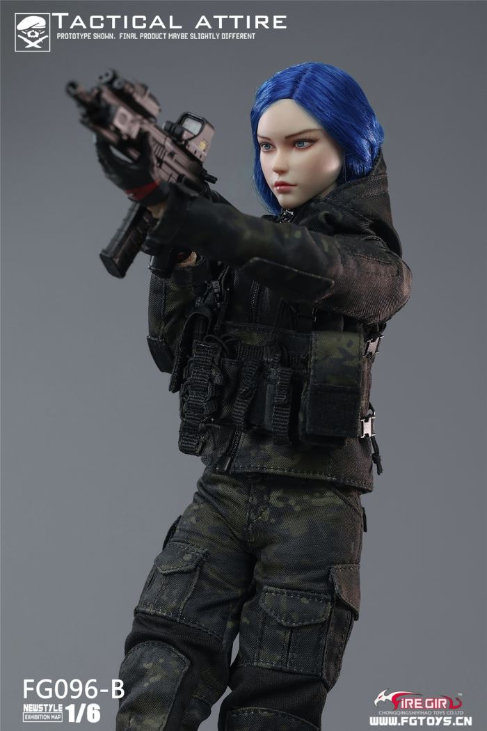 Women's combat uniform suit elevator 1/6