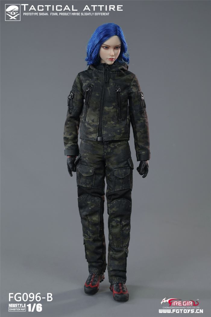 Women's combat uniform suit elevator 1/6