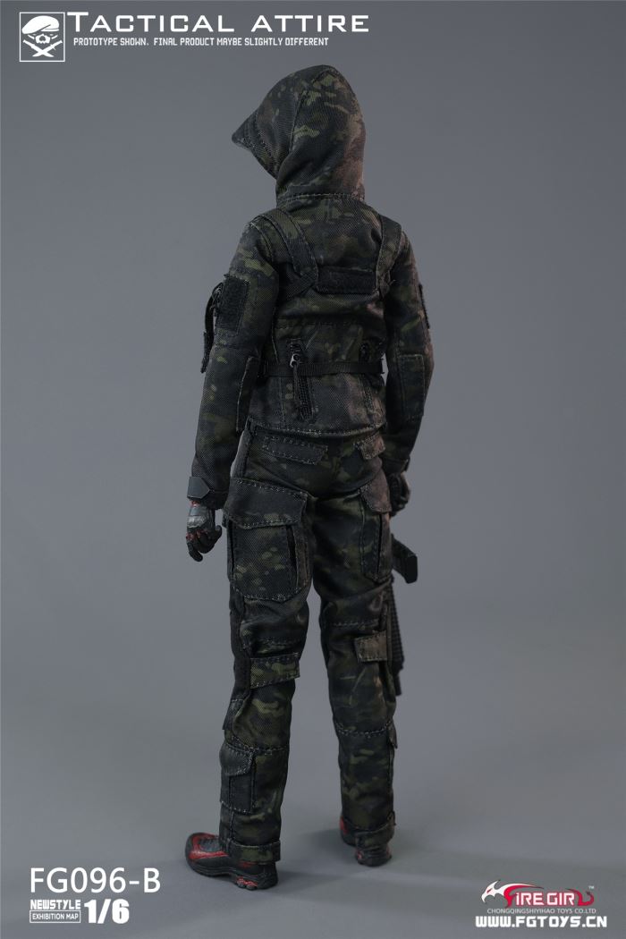 Women's combat uniform suit elevator 1/6