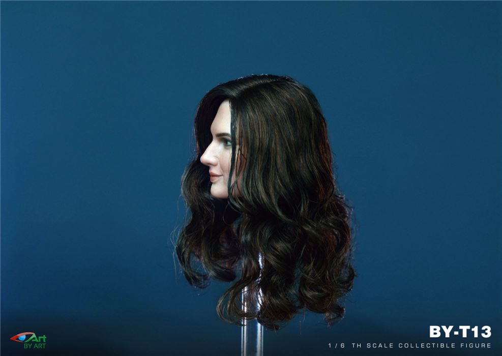 female head carving (BY-T13) 1/6