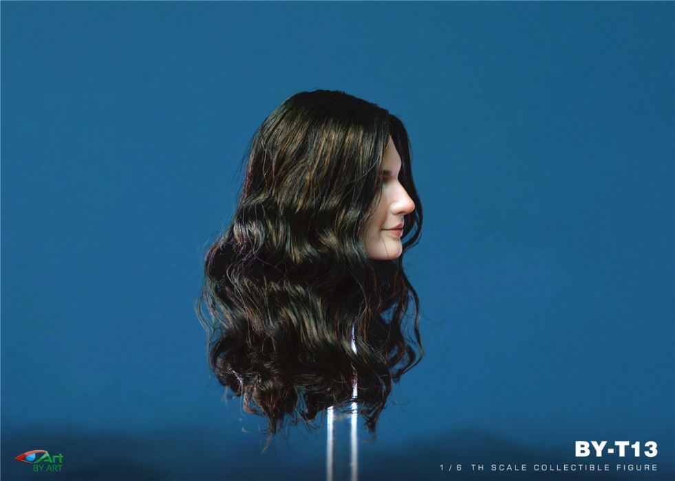 female head carving (BY-T13) 1/6