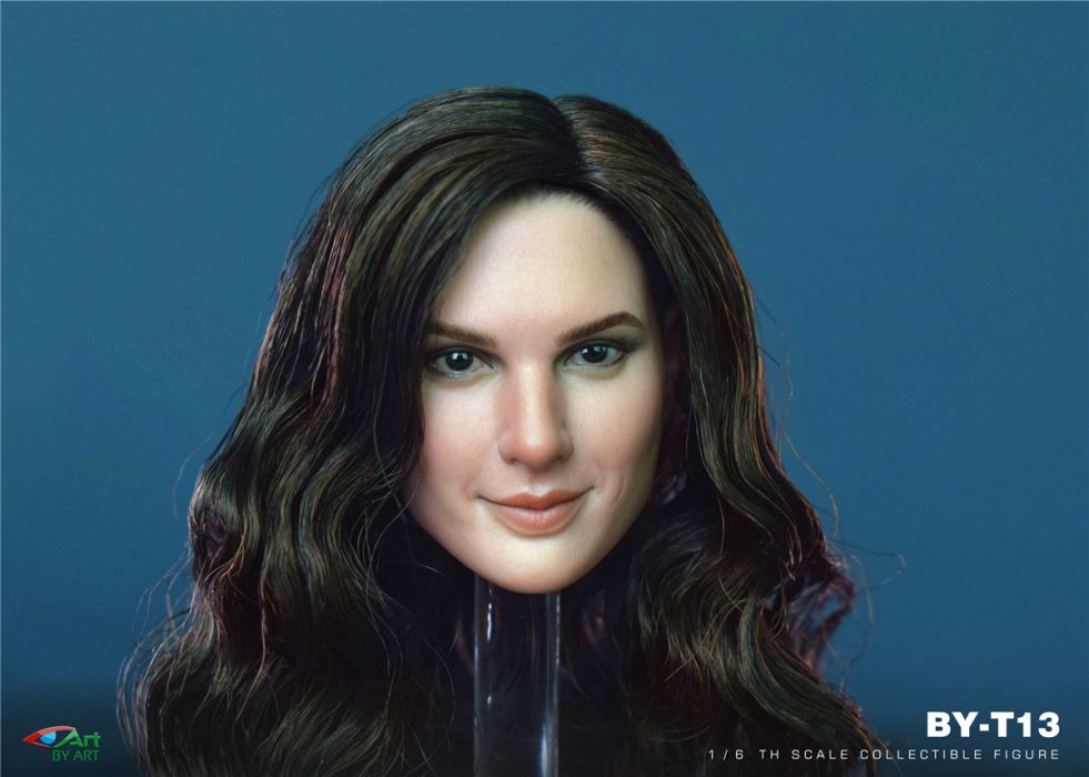 female head carving (BY-T13) 1/6