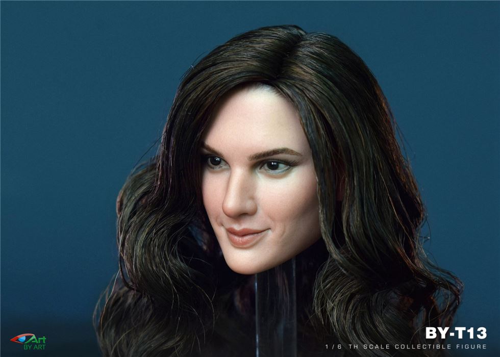 female head carving (BY-T13) 1/6