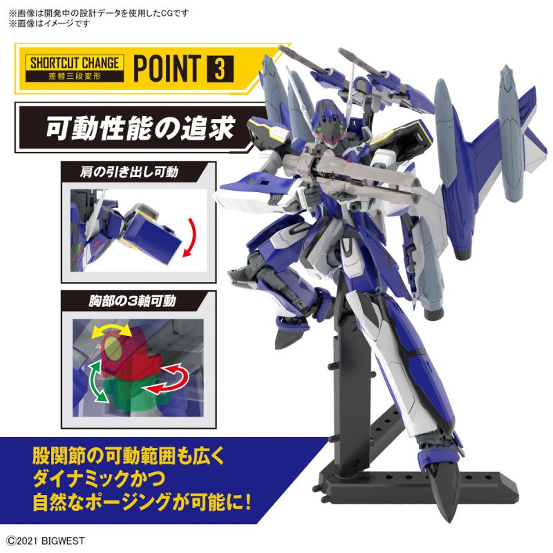 HG 1/100 YF-29 Durandal Valkyrie (Maximilian Genius Machine) Full Set Pack