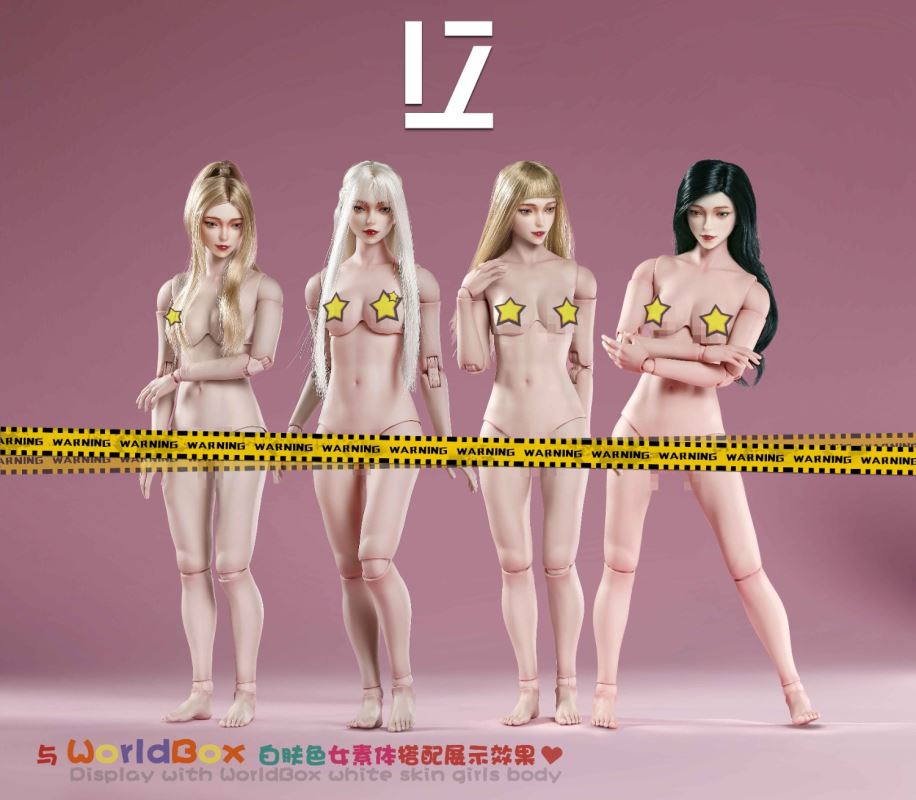 female head carving SET013 1/6