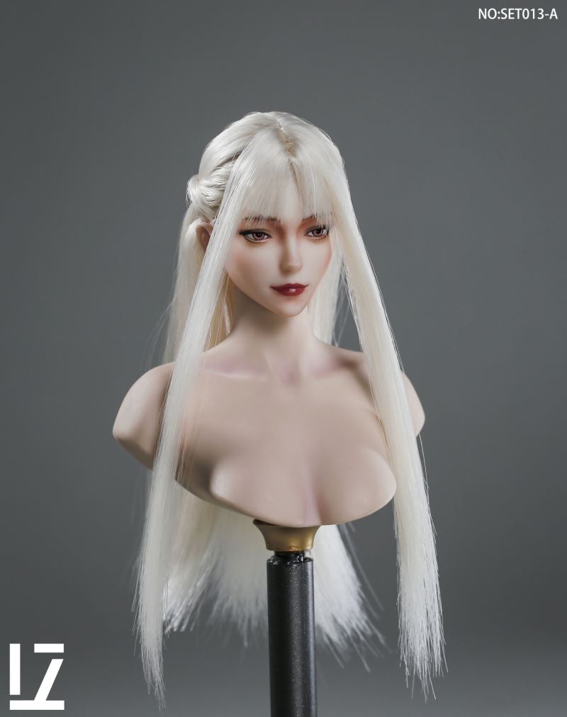 female head carving SET013 1/6