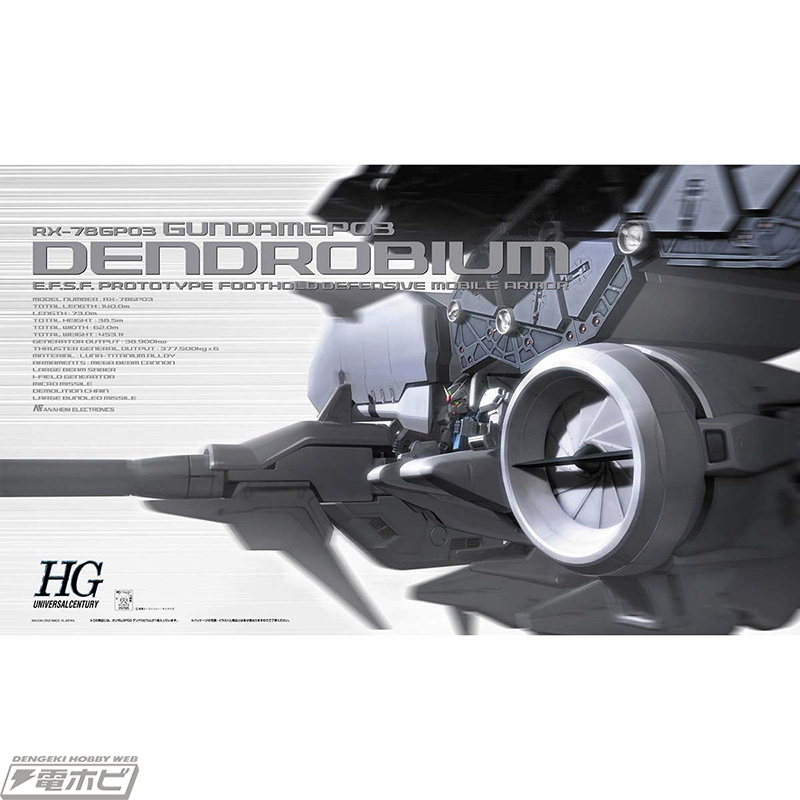 HG 1/144 Gundam GP03 Dendrobium