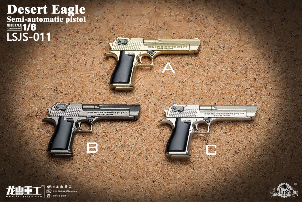 soldier man die-casting alloy M1911 pistol model 1/6