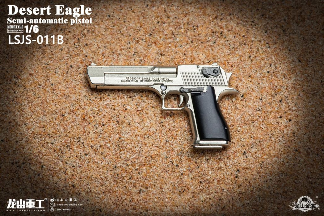 soldier man die-casting alloy M1911 pistol model 1/6