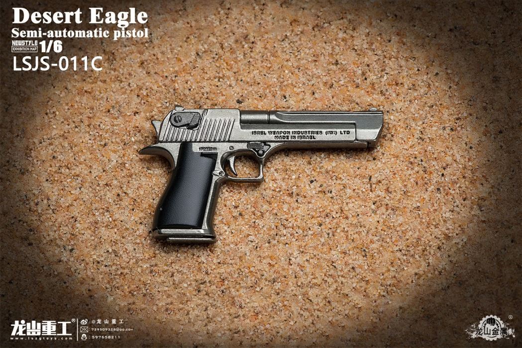 soldier man die-casting alloy M1911 pistol model 1/6