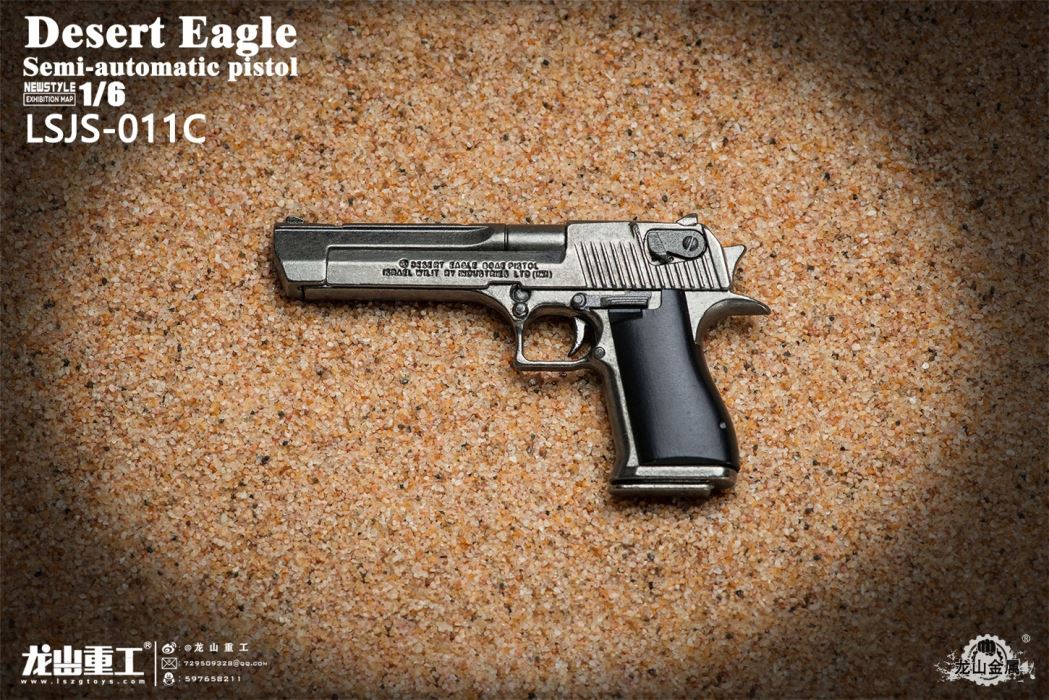 soldier man die-casting alloy M1911 pistol model 1/6