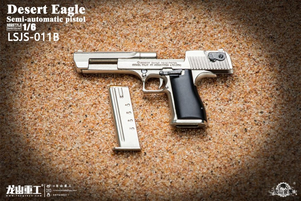 soldier man die-casting alloy M1911 pistol model 1/6