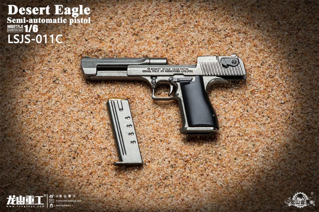 soldier man die-casting alloy M1911 pistol model 1/6