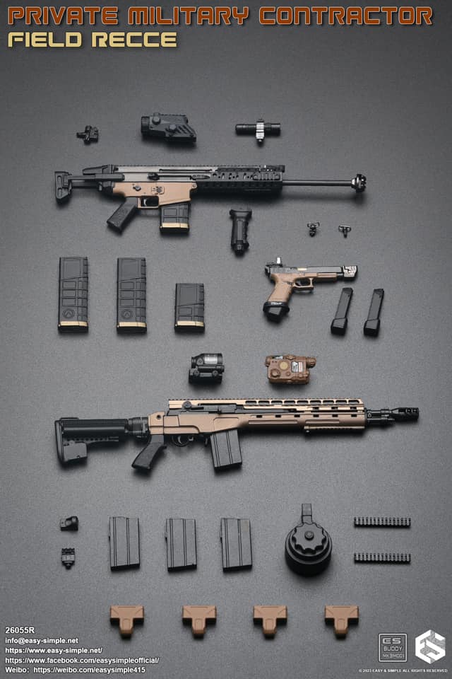 Private Military Contractor Field Recce 1/6
