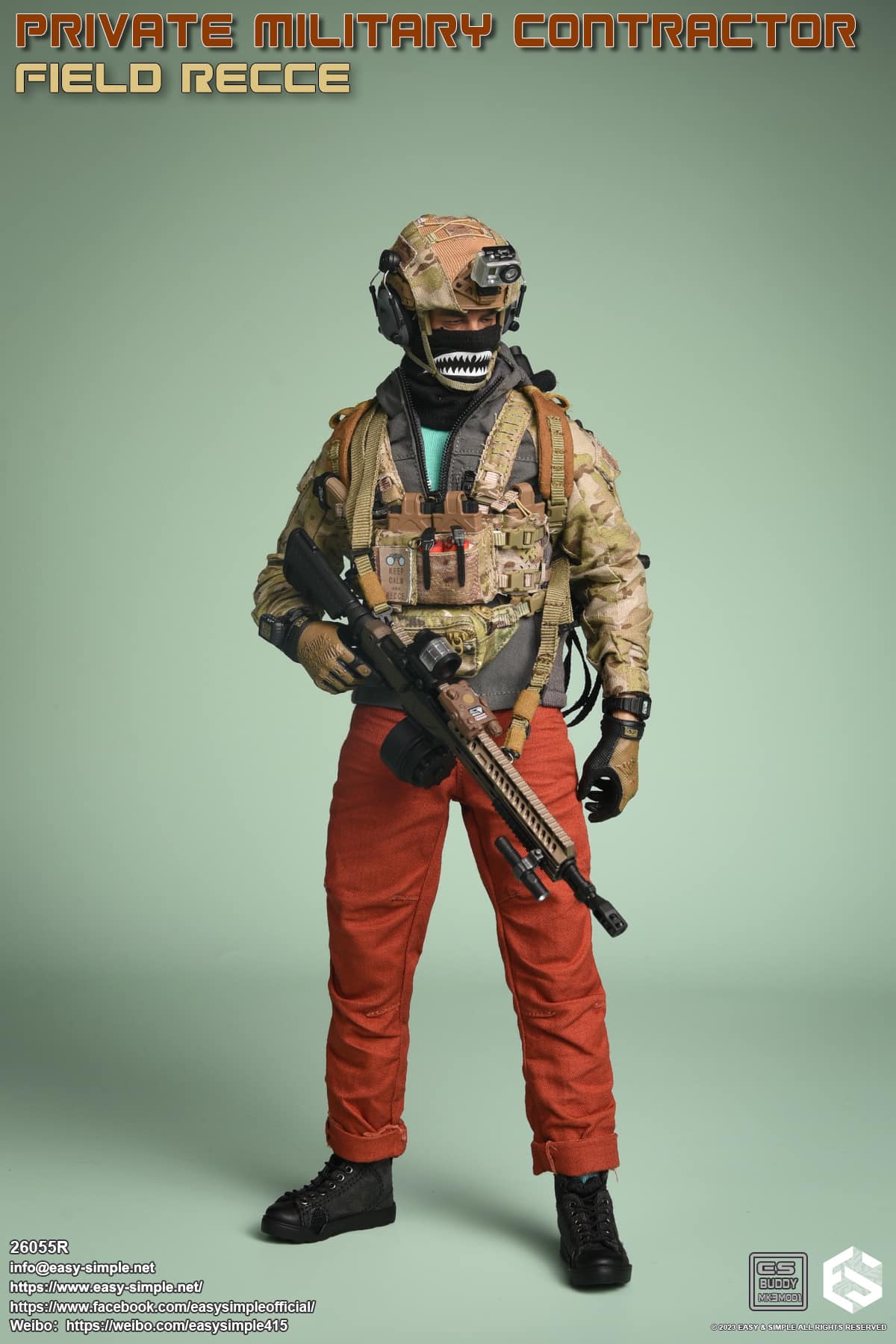 Private Military Contractor Field Recce 1/6