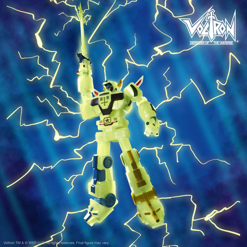 Voltron Defender of the Universe/ Voltron Ultimate Lightning Glow ver