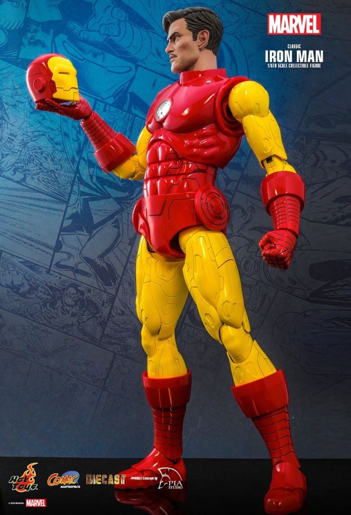 MARVEL COMICS CLASSIC IRON MAN HOT TOYS EXCLUSIVE