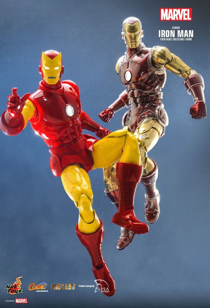 MARVEL COMICS CLASSIC IRON MAN HOT TOYS EXCLUSIVE