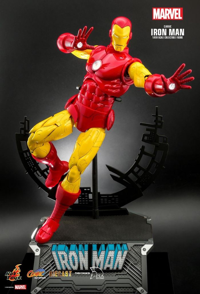 MARVEL COMICS CLASSIC IRON MAN HOT TOYS EXCLUSIVE