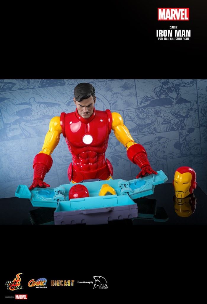 MARVEL COMICS CLASSIC IRON MAN HOT TOYS EXCLUSIVE