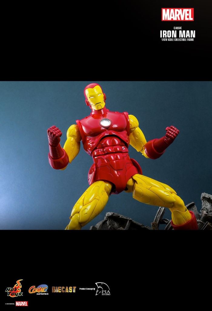 MARVEL COMICS CLASSIC IRON MAN HOT TOYS EXCLUSIVE