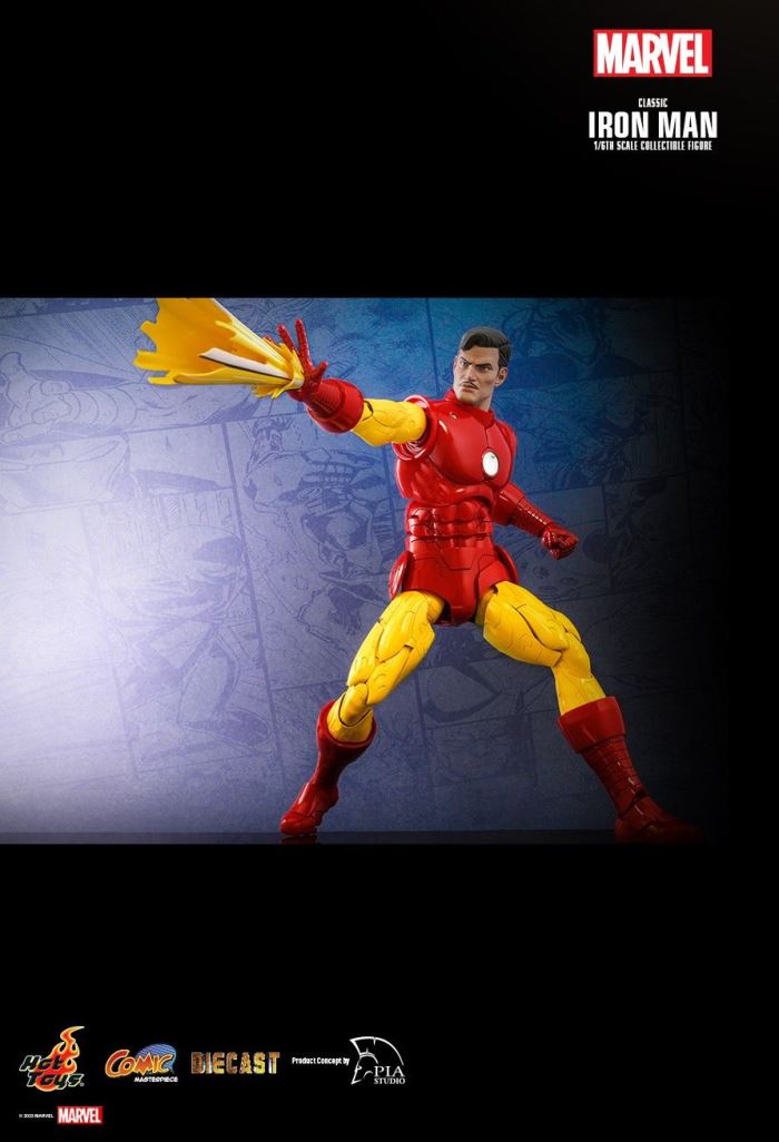 MARVEL COMICS CLASSIC IRON MAN HOT TOYS EXCLUSIVE