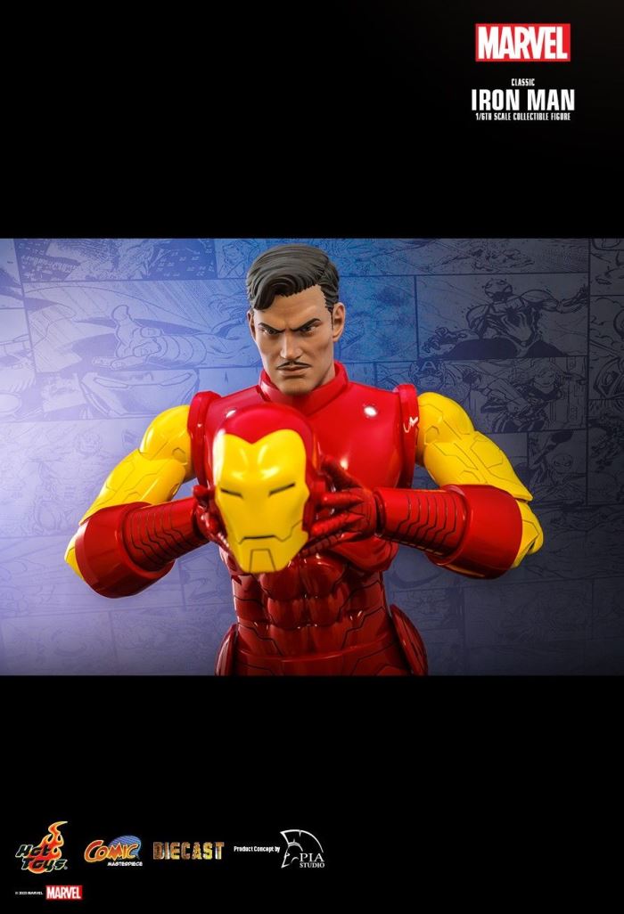 MARVEL COMICS CLASSIC IRON MAN HOT TOYS EXCLUSIVE