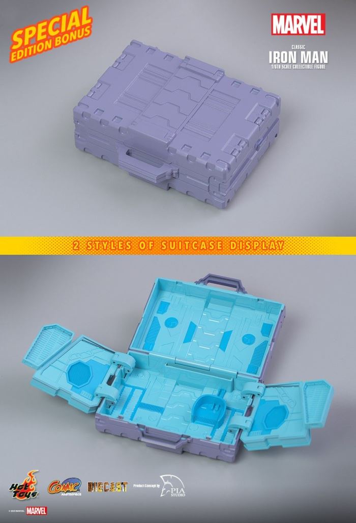 MARVEL COMICS CLASSIC IRON MAN HOT TOYS EXCLUSIVE