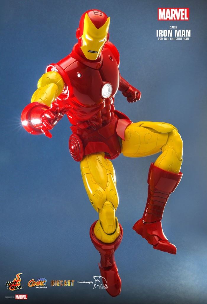 MARVEL COMICS CLASSIC IRON MAN HOT TOYS EXCLUSIVE